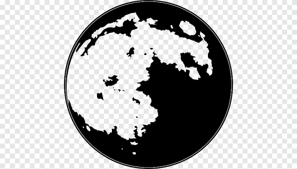 Планета черно белая