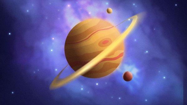 Планета Сатурн для детей