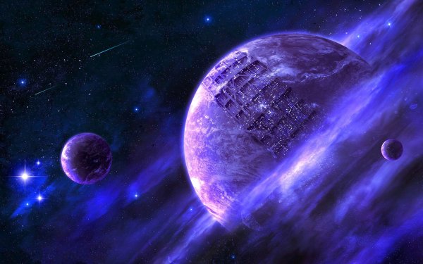Космос планеты 4к