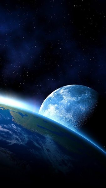 Космос вертикально высокое качество