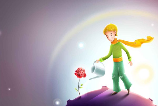 Маленький принц и роза
