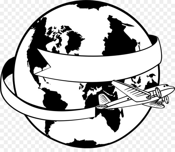 Земной шар черно белый