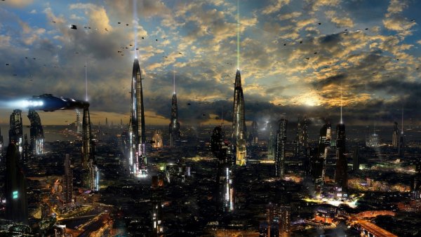 Футуристический пейзаж