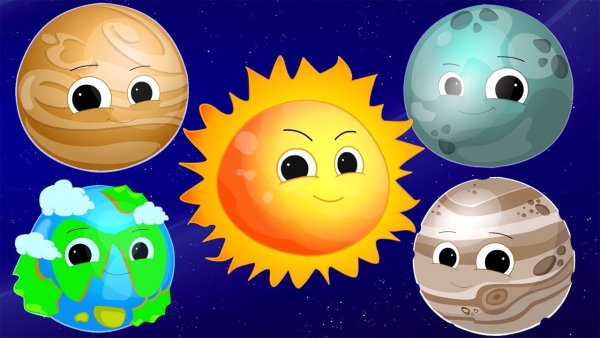 Планеты с глазками для детей