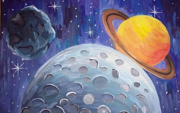 Рисунок на космическую тему