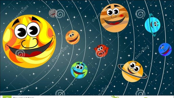 Планеты с личиками