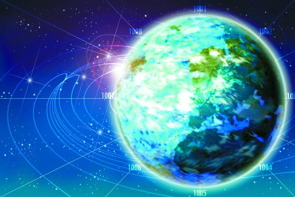 Земля на Светлом фоне