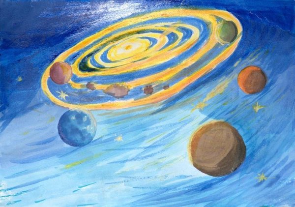 Космос рисунок