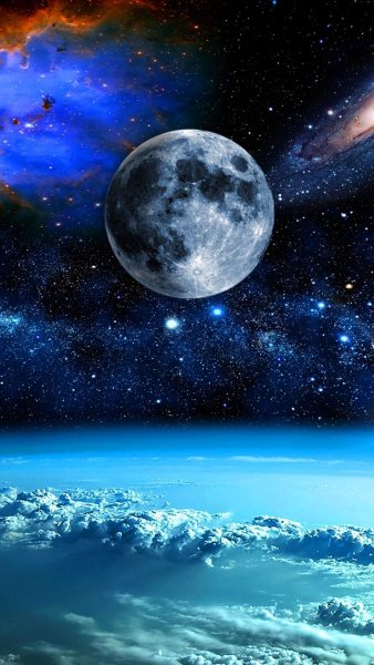 Космические пейзажи вертикальные
