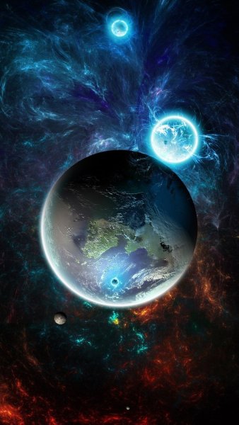 Космос вертикально