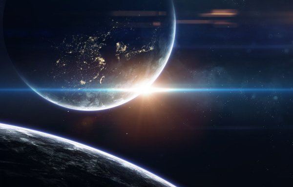 Космос звезды планеты