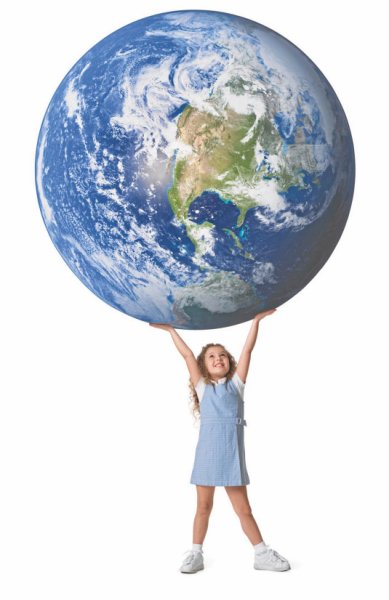 Земной шар в руках