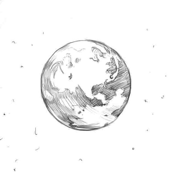 Планета набросок