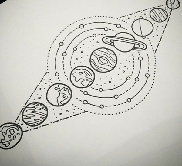 Планеты эскиз