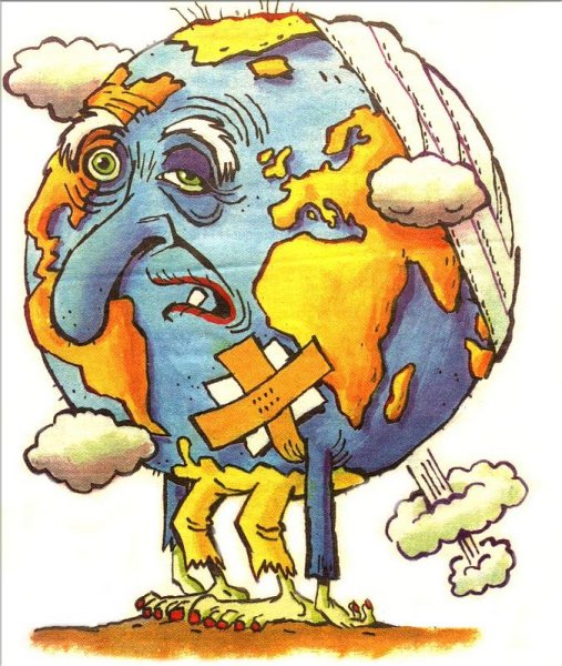 Плакат Планета заболела