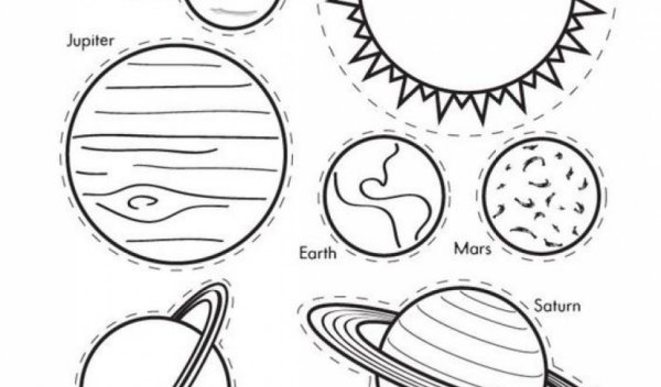 Планеты шаблоны для вырезания