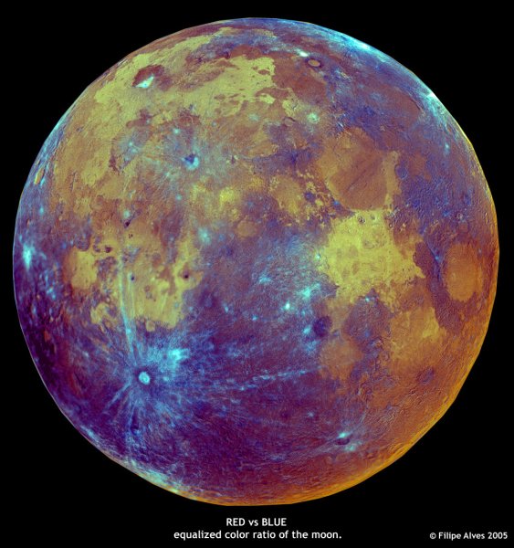 Разноцветная Луна