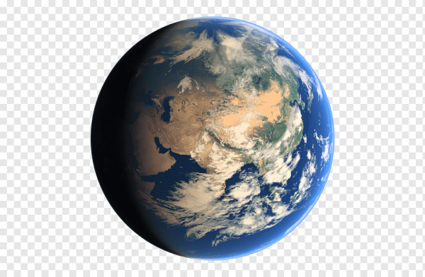 Планета земля на белом фоне