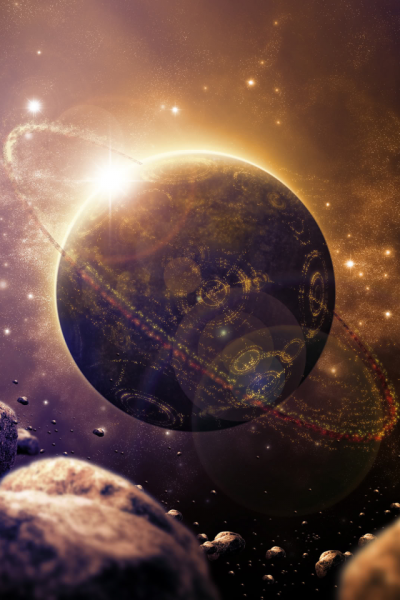 Планеты вертикально