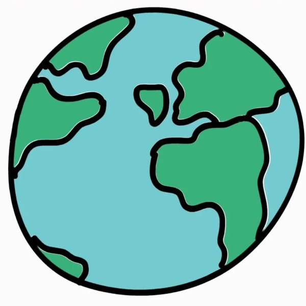 Земля мультяшная