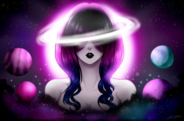 Девушка космос