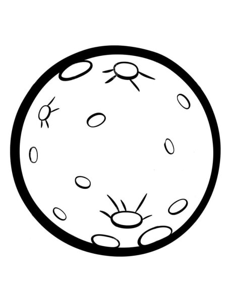 Планеты для раскрашивания для детей