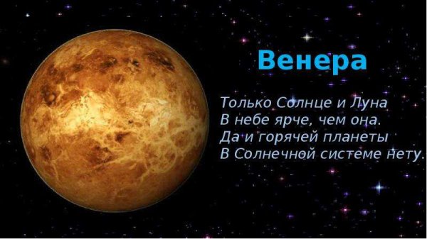 Планеты Меркурий и Венера