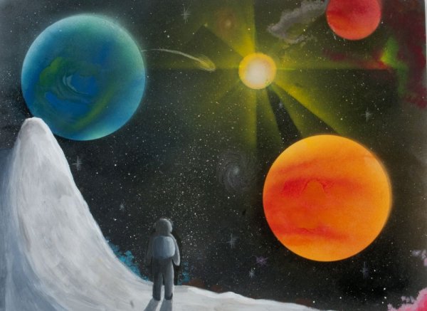 Космос рисунок