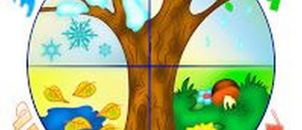 Смена времен года рисунок