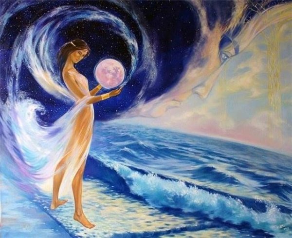 Женщина центр Вселенной