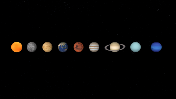 Mercury Venus Earth Mars Jupiter Saturn Uranus Neptune