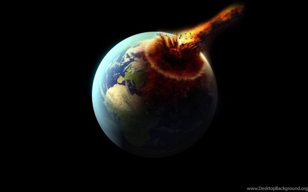 Столкновение планет 4к