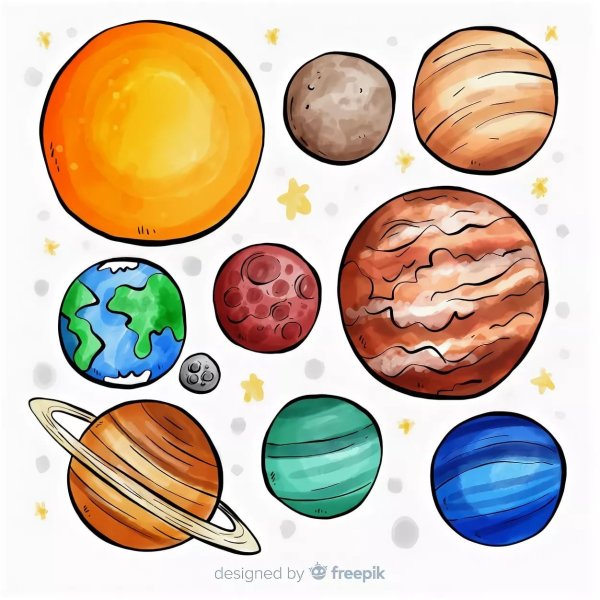 Планета рисунок