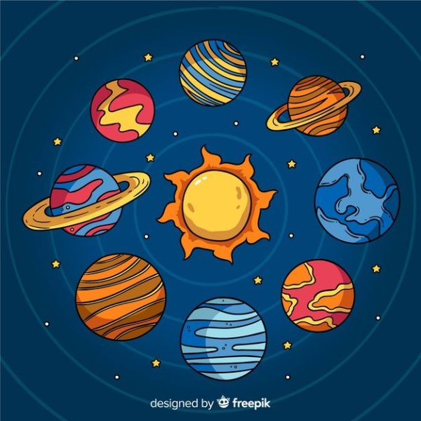 Векторные иллюстрации планет