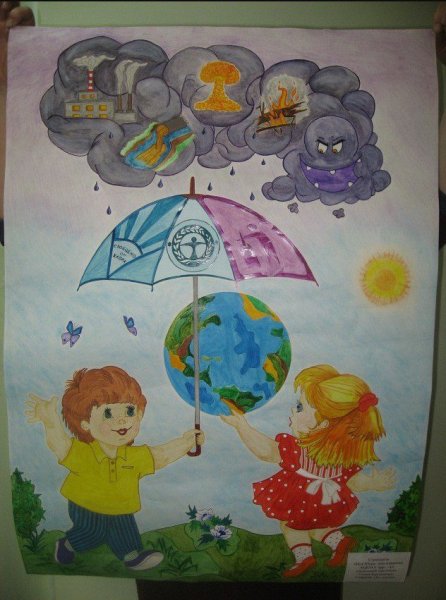 Детские плакаты на экологическую тему