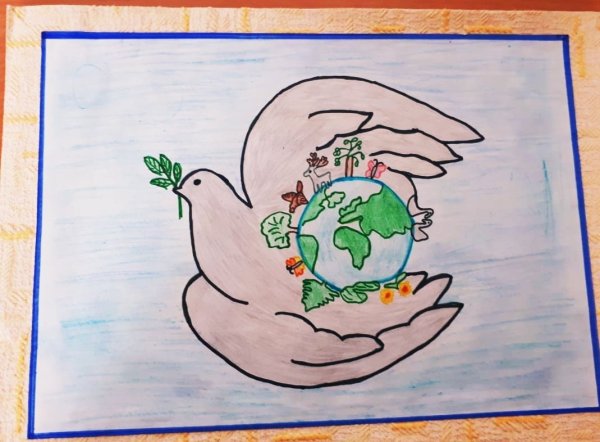 Рисунок на тему берегите планету
