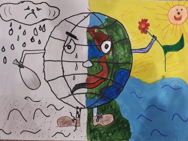 Береги планету рисунок