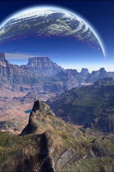 Красивая Горная Планета