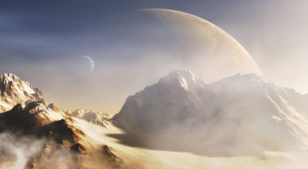 Небо земля горы