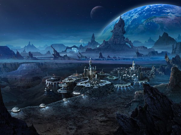 Фантастические инопланетные пейзажи