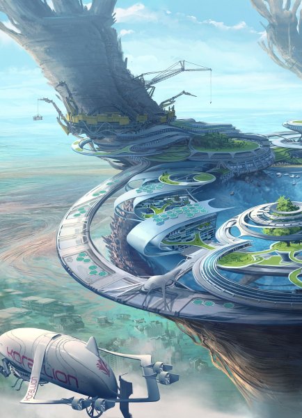 Экогород будущего концепт