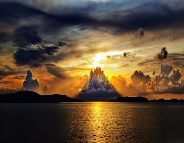 Необычный закат