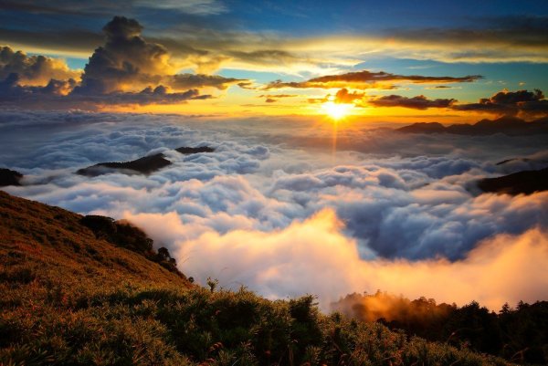 Красивый закат