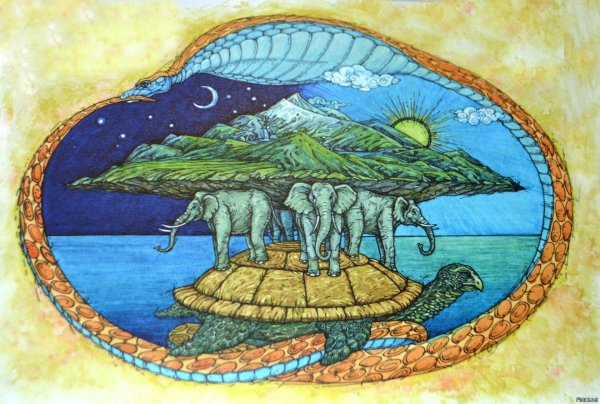 Мироустройство кит черепаха