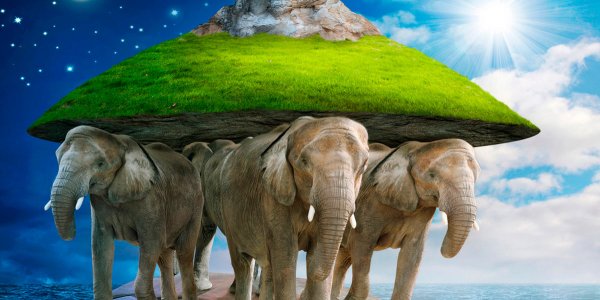 Слоны держат землю