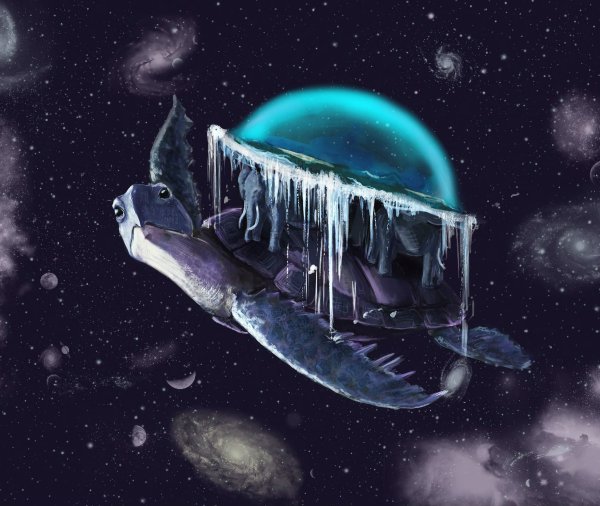 Плоский мир Атуин арт