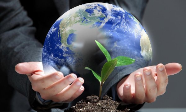 Земля в руках человека