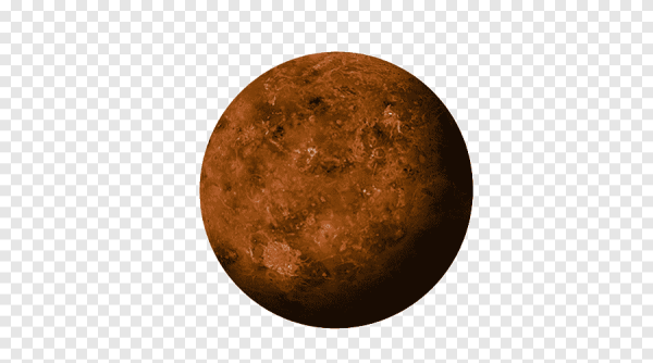 Планета Меркурий на прозрачном фоне
