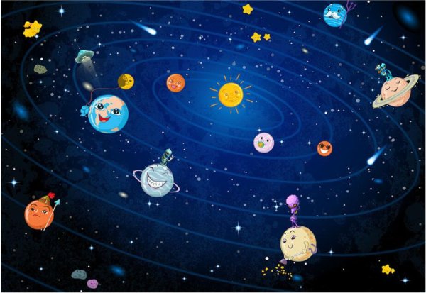 Веселые планеты картинки