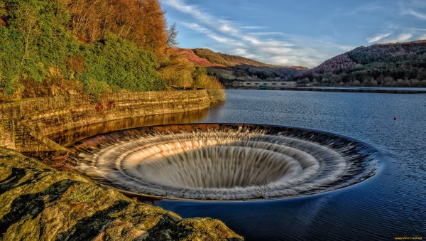 Водохранилище Ледибауэр Дербишир Англия